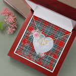 Gift To My Beautiful Girlfriend Valentine Necklace For Soulmate Anniversary Clan MacLeay Tartan Everlasting Love Necklace,valentine necklace, necklace girlfriend, necklace for wife, cute necklaces for girlfriend, jewelry for girlfriend, to my soulmate necklace, to my future wife necklace,