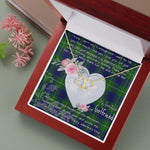 Gift To My Beautiful Girlfriend Valentine Necklace For Soulmate Anniversary Clan Oliphant Tartan Everlasting Love Necklace,valentine necklace, necklace girlfriend, necklace for wife, cute necklaces for girlfriend, jewelry for girlfriend, to my soulmate necklace, to my future wife necklace,
