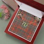 To My Beautiful Soulmate Necklace In Your Eyes I Have Found My Home Clan MacDougall Ancient Tartan Forever Love Necklace Tartan Gift for Girlfriend Everlasting Love Necklace