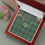 To My Beautiful Soulmate Necklace In Your Eyes I Have Found My Home Clan MacDonald Lord Of The Isles Tartan Everlasting Love Necklace