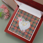 Gift To My Beautiful Girlfriend Valentine Necklace For Soulmate Anniversary Clan Stewart Royal Ancient Tartan Everlasting Love Necklace,valentine necklace, necklace girlfriend, necklace for wife, cute necklaces for girlfriend, jewelry for girlfriend, to my soulmate necklace, to my future wife necklace,