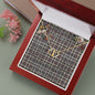 To My Beautiful Soulmate Necklace In Your Eyes I Have Found My Home Clan Little Arisaid Tartan Everlasting Love Necklace