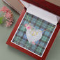 Gift To My Beautiful Girlfriend Valentine Necklace For Soulmate Anniversary Clan Mitchell Ancient Tartan Everlasting Love Necklace,valentine necklace, necklace girlfriend, necklace for wife, cute necklaces for girlfriend, jewelry for girlfriend, to my soulmate necklace, to my future wife necklace,