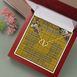 To My Beautiful Soulmate Necklace In Your Eyes I Have Found My Home Clan Houston Tartan Everlasting Love Necklace