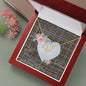 Gift To My Beautiful Girlfriend Valentine Necklace For Soulmate Anniversary Clan Murray of Atholl Weathered Tartan Everlasting Love Necklace,valentine necklace, necklace girlfriend, necklace for wife, cute necklaces for girlfriend, jewelry for girlfriend, to my soulmate necklace, to my future wife necklace,