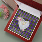 Scotstee Shop - To My Beautiful Girlfriend Valentine Necklace Clan Adam Tartan Gift for Girlfriend Everlasting Love Necklace