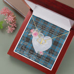 Gift To My Beautiful Girlfriend Valentine Necklace For Soulmate Anniversary Clan Maule Modern Tartan Everlasting Love Necklace,valentine necklace, necklace girlfriend, necklace for wife, cute necklaces for girlfriend, jewelry for girlfriend, to my soulmate necklace, to my future wife necklace,