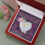 Gift To My Beautiful Girlfriend Valentine Necklace For Soulmate Anniversary Clan Montgomery Tartan Everlasting Love Necklace,valentine necklace, necklace girlfriend, necklace for wife, cute necklaces for girlfriend, jewelry for girlfriend, to my soulmate necklace, to my future wife necklace,
