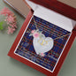 Gift To My Beautiful Girlfriend Valentine Necklace For Soulmate Anniversary Clan Home Modern Tartan Everlasting Love Necklace,valentine necklace, necklace girlfriend, necklace for wife, cute necklaces for girlfriend, jewelry for girlfriend, to my soulmate necklace, to my future wife necklace,