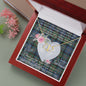 Gift To My Beautiful Girlfriend Valentine Necklace For Soulmate Anniversary Clan Cameron of Erracht Ancient Tartan Everlasting Love Necklace,valentine necklace, necklace girlfriend, necklace for wife, cute necklaces for girlfriend, jewelry for girlfriend, to my soulmate necklace, to my future wife necklace,