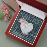 Gift To My Beautiful Girlfriend Valentine Necklace For Soulmate Anniversary Clan Campbell Argyll Ancient Tartan Everlasting Love Necklace,valentine necklace, necklace girlfriend, necklace for wife, cute necklaces for girlfriend, jewelry for girlfriend, to my soulmate necklace, to my future wife necklace,