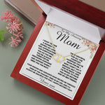 To my Amazing Mom Gift From Son Mother's Day Necklace, Mother's Day Everlasting Love Necklace
