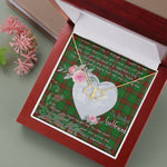 Gift To My Beautiful Girlfriend Valentine Necklace For Soulmate Anniversary Clan Maxwell Hunting Tartan Everlasting Love Necklace,valentine necklace, necklace girlfriend, necklace for wife, cute necklaces for girlfriend, jewelry for girlfriend, to my soulmate necklace, to my future wife necklace,