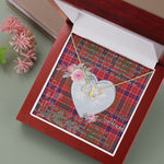 Gift To My Beautiful Girlfriend Valentine Necklace For Soulmate Anniversary Clan Lumsden Tartan Everlasting Love Necklace,valentine necklace, necklace girlfriend, necklace for wife, cute necklaces for girlfriend, jewelry for girlfriend, to my soulmate necklace, to my future wife necklace,