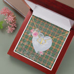 Gift To My Beautiful Girlfriend Valentine Necklace For Soulmate Anniversary Clan Pollock Hunting Tartan Everlasting Love Necklace,valentine necklace, necklace girlfriend, necklace for wife, cute necklaces for girlfriend, jewelry for girlfriend, to my soulmate necklace, to my future wife necklace,