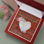 Gift To My Beautiful Girlfriend Valentine Necklace For Soulmate Anniversary Clan Prince of Rothesay Tartan Everlasting Love Necklace,valentine necklace, necklace girlfriend, necklace for wife, cute necklaces for girlfriend, jewelry for girlfriend, to my soulmate necklace, to my future wife necklace,
