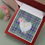 Gift To My Beautiful Girlfriend Valentine Necklace For Soulmate Anniversary Clan Us Marine Tartan Everlasting Love Necklace,valentine necklace, necklace girlfriend, necklace for wife, cute necklaces for girlfriend, jewelry for girlfriend, to my soulmate necklace, to my future wife necklace,
