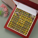 To My Beautiful Soulmate Necklace In Your Eyes I Have Found My Home Clan Jardine Yellow Tartan Everlasting Love Necklace