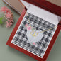Gift To My Beautiful Girlfriend Valentine Necklace For Soulmate Anniversary Clan MacRae Dress Modern Tartan Everlasting Love Necklace,valentine necklace, necklace girlfriend, necklace for wife, cute necklaces for girlfriend, jewelry for girlfriend, to my soulmate necklace, to my future wife necklace,