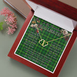 To My Beautiful Soulmate Necklace In Your Eyes I Have Found My Home Clan MacArthur Tartan Forever Love Necklace Tartan Gift for Girlfriend Everlasting Love Necklace