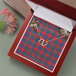 To My Beautiful Soulmate Necklace In Your Eyes I Have Found My Home Clan McKerrell Red Tartan Forever Love Necklace Tartan Gift for Girlfriend Everlasting Love Necklace