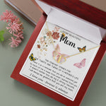 Mom Necklace Gift - To My Mom - Twists & Turns Gift Set Mom Necklace, Mother's Day Everlasting Love Necklace