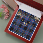 To My Beautiful Soulmate Necklace In Your Eyes I Have Found My Home Clan Angus Modern Tartan Everlasting Love Necklace