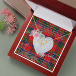 Gift To My Beautiful Girlfriend Valentine Necklace For Soulmate Anniversary Clan MacNicol Tartan Everlasting Love Necklace,valentine necklace, necklace girlfriend, necklace for wife, cute necklaces for girlfriend, jewelry for girlfriend, to my soulmate necklace, to my future wife necklace,