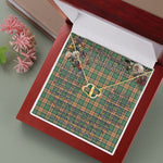 To My Beautiful Soulmate Necklace In Your Eyes I Have Found My Home Clan Pollock Hunting Tartan Everlasting Love Necklace