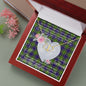 Scotstee Shop - To My Beautiful Girlfriend Valentine Necklace Clan Arnott Tartan Gift for Girlfriend Everlasting Love Necklace