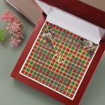 To My Beautiful Soulmate Necklace In Your Eyes I Have Found My Home Clan Gibson Tartan Forever Love Necklace Tartan Gift for Girlfriend Everlasting Love Necklace