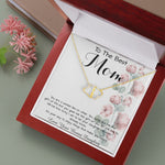 To Mom - From Bonus Daughter - Woman Like No Other Mother's Day Necklace, Mother's Day Everlasting Love Necklace
