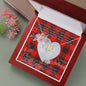 Gift To My Beautiful Girlfriend Valentine Necklace For Soulmate Anniversary Clan Wemyss Tartan Everlasting Love Necklace,valentine necklace, necklace girlfriend, necklace for wife, cute necklaces for girlfriend, jewelry for girlfriend, to my soulmate necklace, to my future wife necklace,