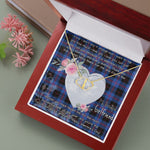Gift To My Beautiful Girlfriend Valentine Necklace For Soulmate Anniversary Clan Maule Tartan Everlasting Love Necklace,valentine necklace, necklace girlfriend, necklace for wife, cute necklaces for girlfriend, jewelry for girlfriend, to my soulmate necklace, to my future wife necklace,