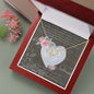 Gift To My Beautiful Girlfriend Valentine Necklace For Soulmate Anniversary Clan Renn Faire Tartan Everlasting Love Necklace,valentine necklace, necklace girlfriend, necklace for wife, cute necklaces for girlfriend, jewelry for girlfriend, to my soulmate necklace, to my future wife necklace,