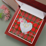 Gift To My Beautiful Girlfriend Valentine Necklace For Soulmate Anniversary Clan MacDonald of Sleat Tartan Everlasting Love Necklace,valentine necklace, necklace girlfriend, necklace for wife, cute necklaces for girlfriend, jewelry for girlfriend, to my soulmate necklace, to my future wife necklace,
