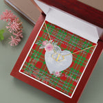 Gift To My Beautiful Girlfriend Valentine Necklace For Soulmate Anniversary Clan MacGregor Modern Tartan Everlasting Love Necklace,valentine necklace, necklace girlfriend, necklace for wife, cute necklaces for girlfriend, jewelry for girlfriend, to my soulmate necklace, to my future wife necklace,