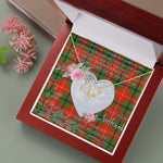 Gift To My Beautiful Girlfriend Valentine Necklace For Soulmate Anniversary Clan Turnbull Tartan Everlasting Love Necklace,valentine necklace, necklace girlfriend, necklace for wife, cute necklaces for girlfriend, jewelry for girlfriend, to my soulmate necklace, to my future wife necklace,