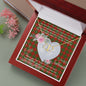 Gift To My Beautiful Girlfriend Valentine Necklace For Soulmate Anniversary Clan Cheyne Tartan Everlasting Love Necklace,valentine necklace, necklace girlfriend, necklace for wife, cute necklaces for girlfriend, jewelry for girlfriend, to my soulmate necklace, to my future wife necklace,