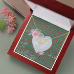 Gift To My Beautiful Girlfriend Valentine Necklace For Soulmate Anniversary Clan MacKintosh Hunting Tartan Everlasting Love Necklace,valentine necklace, necklace girlfriend, necklace for wife, cute necklaces for girlfriend, jewelry for girlfriend, to my soulmate necklace, to my future wife necklace,