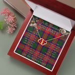 To My Beautiful Soulmate Necklace In Your Eyes I Have Found My Home Clan Roxburgh Tartan Forever Love Necklace Tartan Gift for Girlfriend Everlasting Love Necklace