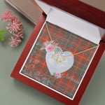 Gift To My Beautiful Girlfriend Valentine Necklace For Soulmate Anniversary Clan MacDougall Ancient Tartan Everlasting Love Necklace,valentine necklace, necklace girlfriend, necklace for wife, cute necklaces for girlfriend, jewelry for girlfriend, to my soulmate necklace, to my future wife necklace,