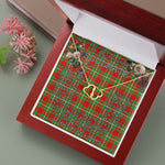 To My Beautiful Soulmate Necklace In Your Eyes I Have Found My Home Clan Grierson Tartan Forever Love Necklace Tartan Gift for Girlfriend Everlasting Love Necklace