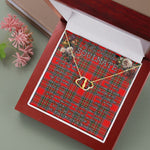 To My Beautiful Soulmate Necklace In Your Eyes I Have Found My Home Clan MacBean Tartan Forever Love Necklace Tartan Gift for Girlfriend Everlasting Love Necklace