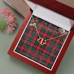 To My Beautiful Soulmate Necklace In Your Eyes I Have Found My Home Clan Riddell Tartan Forever Love Necklace Tartan Gift for Girlfriend Everlasting Love Necklace