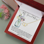Mom Necklace, Bonus Mom Necklace Gift For Stepmom Necklace, Mother's Day Everlasting Love Necklace