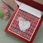 Gift To My Beautiful Girlfriend Valentine Necklace For Soulmate Anniversary Clan Meikle Tartan Everlasting Love Necklace,valentine necklace, necklace girlfriend, necklace for wife, cute necklaces for girlfriend, jewelry for girlfriend, to my soulmate necklace, to my future wife necklace,