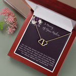 To Daughter loss of mom necklace gift, mother passing, loss of mother, sympathy In Memory Of Your Mother's Day Everlasting Love Necklace