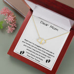 Mom Necklace, Mom To Be Necklace, Pregnancy Gift For Mom To Be, Mommy Present From Unborn Baby, Gift For Expecting Moms, Mother's Day Everlasting Love Necklace