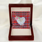 Gift To My Beautiful Girlfriend Valentine Necklace For Soulmate Anniversary Clan Preston Tartan Everlasting Love Necklace,valentine necklace, necklace girlfriend, necklace for wife, cute necklaces for girlfriend, jewelry for girlfriend, to my soulmate necklace, to my future wife necklace,